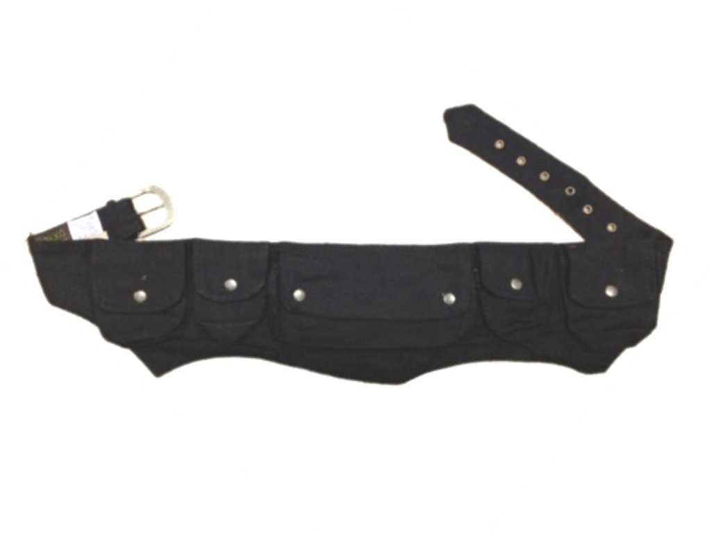 Five pockets canvas Utility belt Gekko Bohotique