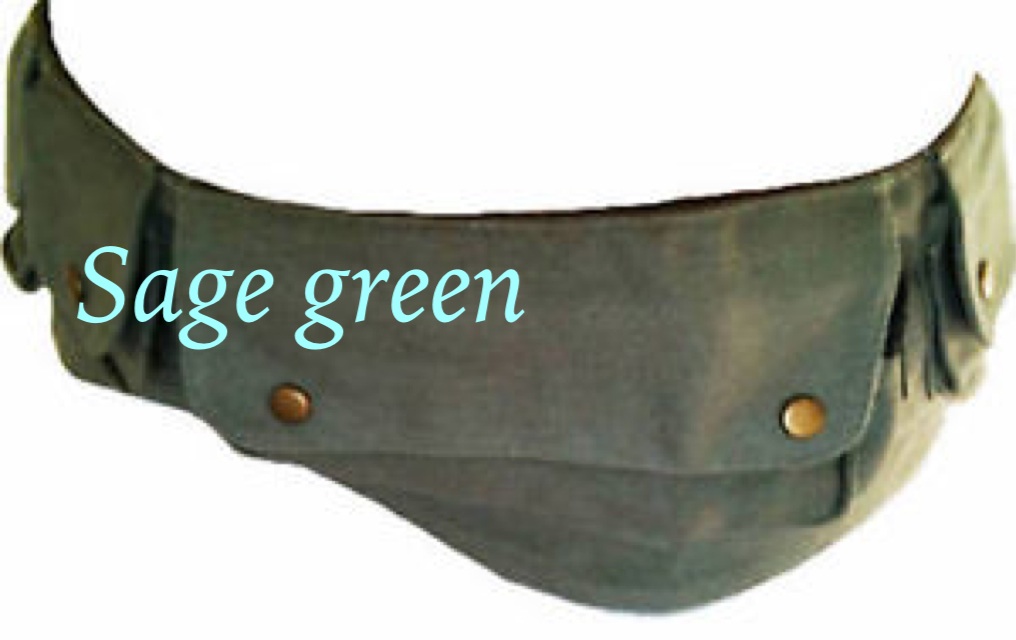 Five pockets canvas Utility belt Gekko Bohotique