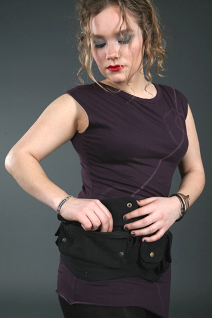 Five pockets canvas Utility belt Gekko Bohotique