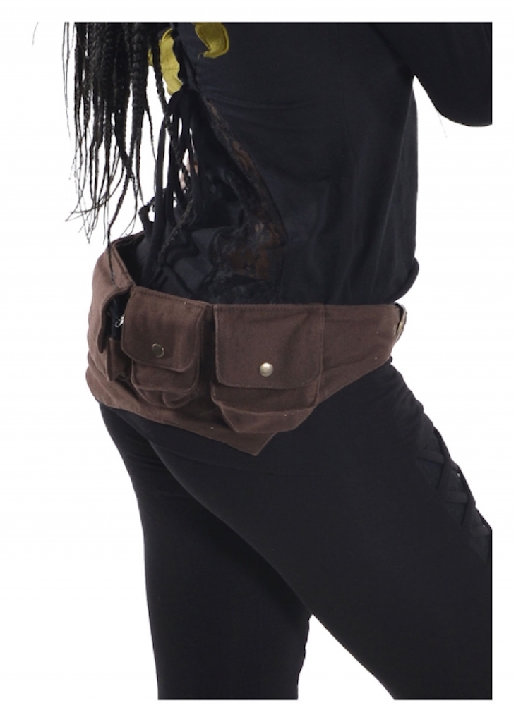 Five pockets canvas Utility belt Gekko Bohotique