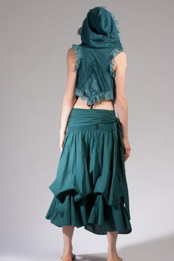 Draped parachute skirt / dress - Gekko Bohotique