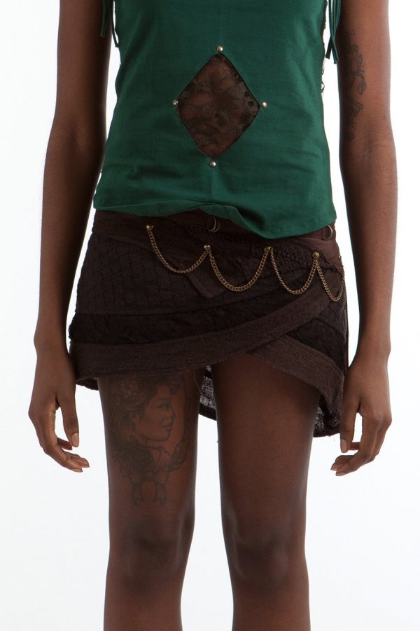 Crochet Steampunk Skirt