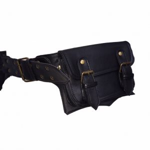 Steambelter - Ceinture Poche Multipoche en Cuir et Coton (Festival Utility  Belt , Gurteltasche)