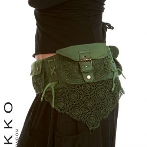 Cotton and Lace pocket belt