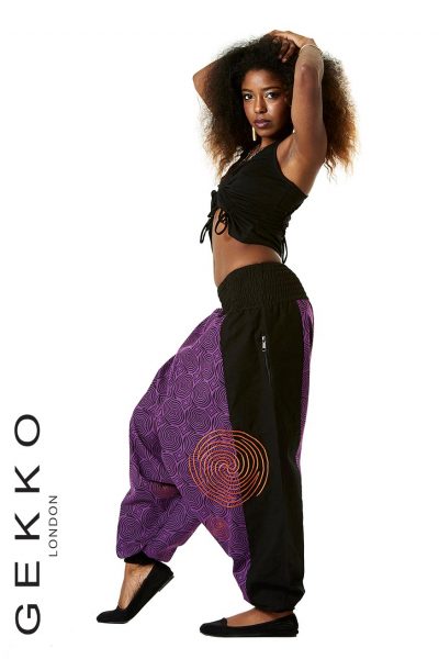 Unisex Aladdin Trousers zip pockets