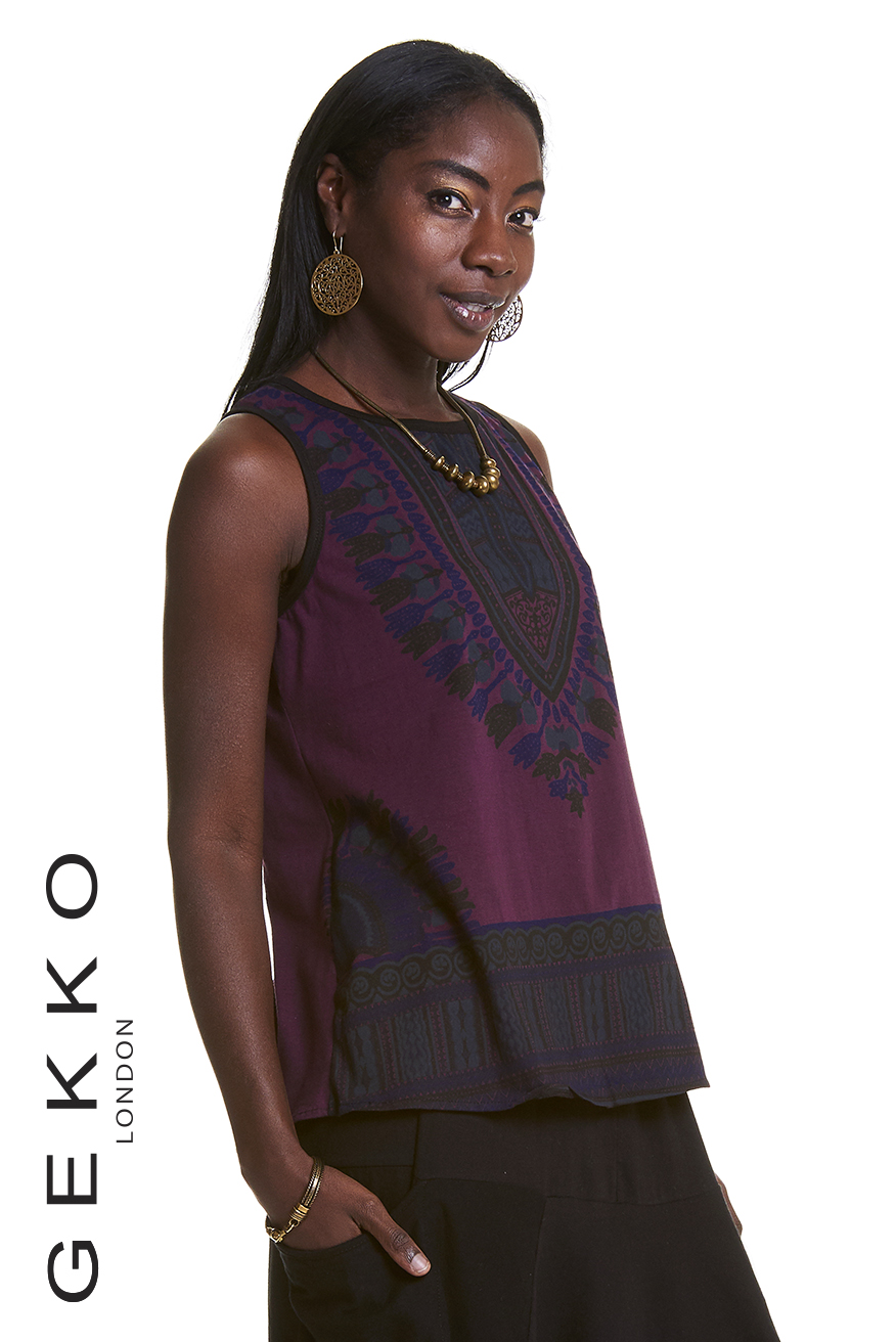 Ethnic deals sleeveless tops