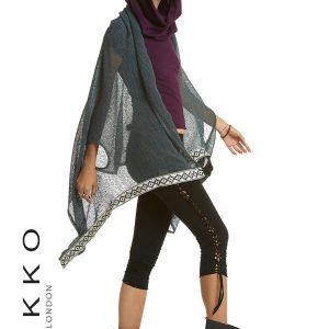 Open Poncho with Arm Holes