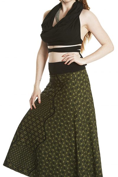 FLOWER OF LIFE A-LINE SKIRT